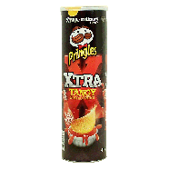 Pringles Xtra tangy buffalo wing flavored potato crisps  5.96oz