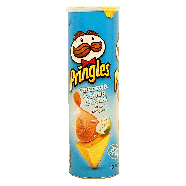 Pringles  cheddar & sour cream flavored potato crisps  5.96oz