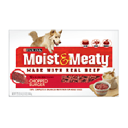 Moist & Meaty Dog Food Chopped Burger 12ct