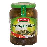 Hengstenberg  crunchy gherkins, savory - mildly spiced 24.3fl oz