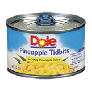 Dole Pineapple Tidbits In Its Own Juice 