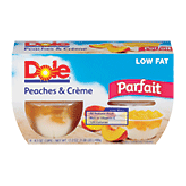 Dole Fruit Bowls Parfait Peaches & Creme 4.3 Oz 