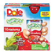 Dole Fruit Squish'ems! apple strawberry squeezable fruit pouch, 12.8oz