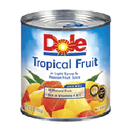 Dole Canned Fruit Mixed Fruit Tropical In Passion Fruit Nectar 15.25oz