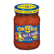 Ortega Salsa Thick & Chunky Medium  16oz