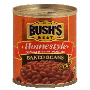Bush's Best  homestyle baked beans, tangy sauce with bacon & brow 8.3oz