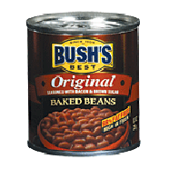 Bush's Best  original baked beans seasoned with bacon & brown sug 8.3oz