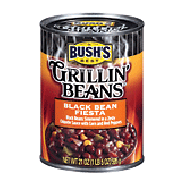 Bush's Best Grillin' Beans Black Bean Fiesta; black beans in zesty21oz