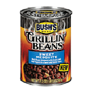 Bush's Best Grillin Beans Sweet Mesquite; black beans simmered w21.5oz