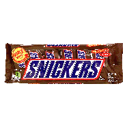 Snickers(r)  chocolate candy bar, snack size, 6-count  3.4oz