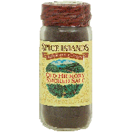 Spice Islands Gourmet Blends hickory smoked salt. old 4.8oz