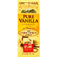 Spice Islands  vanilla pure extract, no corn syrup added 2fl oz