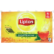 Lipton Tea Bags Naturally Decaffeinated 50-ct
