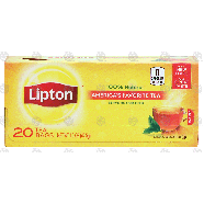Lipton  100% natural, 20 tea bags 1.5-oz