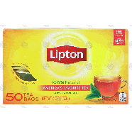 Lipton  100% natural, tea bags 4-oz