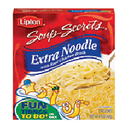 Lipton Soups Soup Secrets Soup Mix Extra Noodle w/Real Chicken Br4.9oz