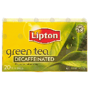 Lipton Tea Bags Green Tea Naturally Decaffeinated 40-ct