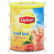 Lipton  sugar sweetened iced tea mix, raspberry flavor, makes 126.8-oz