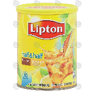Lipton half & half sugar sweetened iced tea mix, iced tea & le24.34-oz