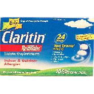 Claritin RediTabs allergy relief, reditabs, non-drowsy, 24 hour, o 10ct