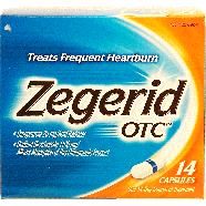Zegerid OTC acid reducer, omeprazole 20-mg, capsules  14ct