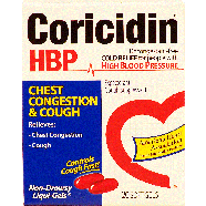 Coricidin  relieves chest congestion and cough, non-drowsy liqui-g 20ct