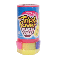 Push Pop  triple power push pop, strawberry, watermelon, & blue r1.2oz