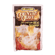 Williams  country gravy flavored with real sausage makes 2 cups 2.5oz
