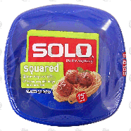 Solo squared plastic plates, 10.25-in, more grips  15ct