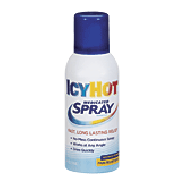 Icy Hot  medicated spray, maximum strength pain relief spray  4fl oz