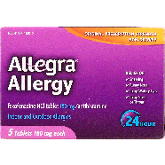 Allegra Allergy fexofenadine HCI tablet 180-mg/antihistamine, indoo5ct