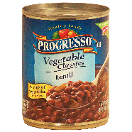 Progresso Vegetable Classics lentil soup 19oz