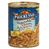 Progresso Vegetable Classics green split pea soup flavored with ba19oz