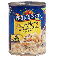 Progresso Rich & Hearty creamy roasted chicken wild rice soup 18.5oz