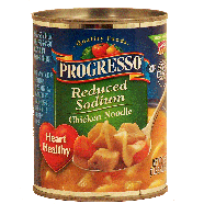 Progresso Heart Healthy chicken noodle prepared soup, reduced so18.5oz