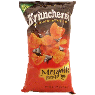 Krunchers!  mesquite bar-b-que flavor kettle cooked potato chips  8oz