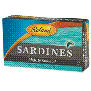 Roland  lightly smoked sardines  4.375oz