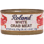 Roland  white crab meat  6oz