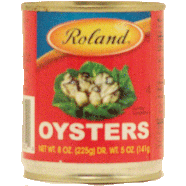 Roland  oysters in water, salt added 8oz