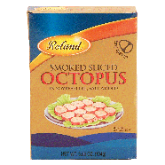 Roland  smoked sliced octopus in soybean oil, salt added  3.66oz