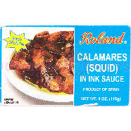 Roland  calamares (squid) in ink sauce  4oz