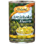 Roland  arichokes quartered  13.75oz