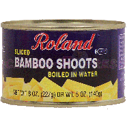Roland  sliced bamboo shoots boiled in water 5oz