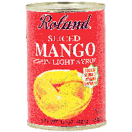 Roland  sliced mango in light syrup 15oz