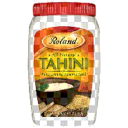 Roland  tahini, pure ground sesame seed 16oz