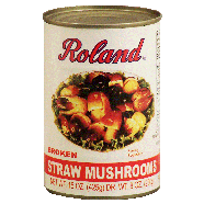 Roland  broken straw mushrooms  15oz