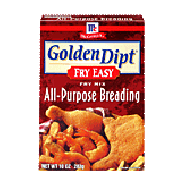 Golden Dipt Fry Easy All-Purpose Breading Fry Mix 10oz