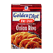 Golden Dipt Fry Easy Onion Ring Seasoned Batter Mix 10oz