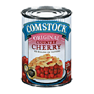 Comstock Pie Filling Or Topping Original Country Cherry 21oz