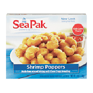 Seapak Shrimp Co.  shrimp poppers made from minced shrimp with oven6oz